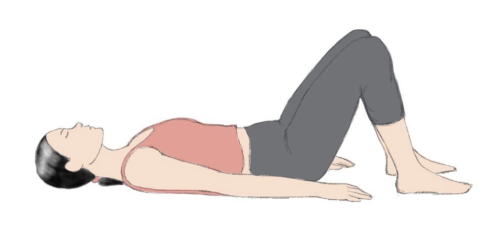 Yoga-Übung-Bauchmuskelspanner